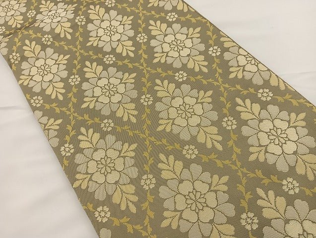 平和屋本店■最高級　人間国宝　北村武資　経錦　六通柄袋帯　花菱　逸品　未使用　BAAH3813zb4 - 平和屋