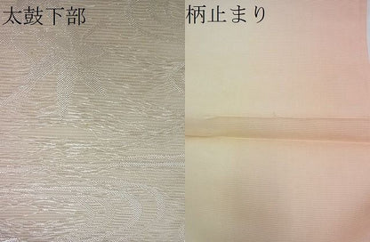 平和屋着物■夏物 六通柄袋帯 竜田川 銀糸 逸品 BAAI3748du