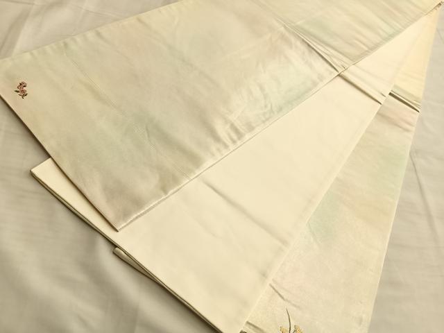平和屋着物◎太鼓柄袋帯 唐織 飾花文様 金糸 正絹 逸品 BAAK1183du