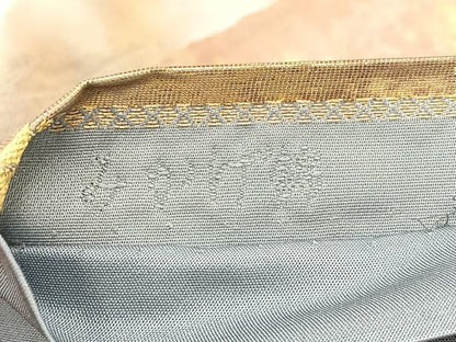 平和屋着物◎六通柄袋帯 みかげ錦 慶長松笠文 金糸 引箔 正絹 逸品 BAAK5776if