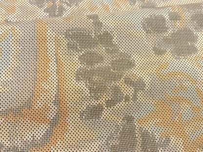 平和屋着物■上質なお召 樹林文 正絹 逸品 BAAK9799xa