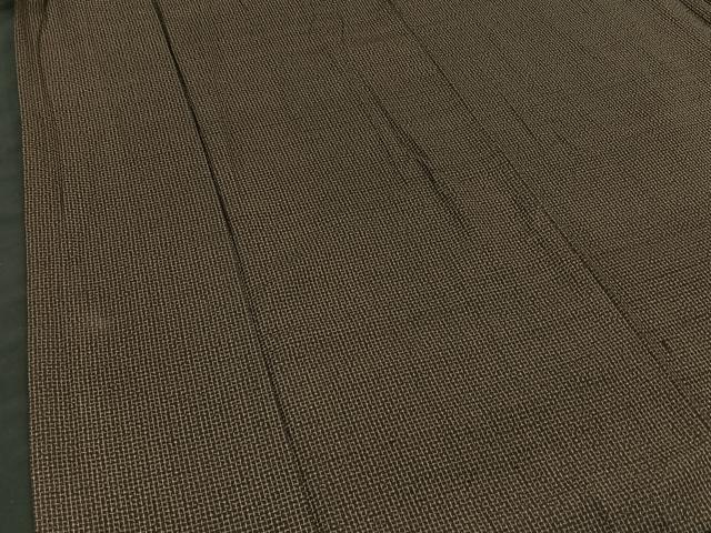 平和屋着物■男性　お召　絣文様　逸品　BAAL0782hj