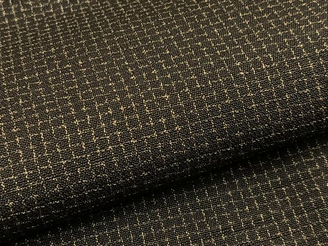 平和屋着物■男性　お召　絣文様　逸品　BAAL0782hj