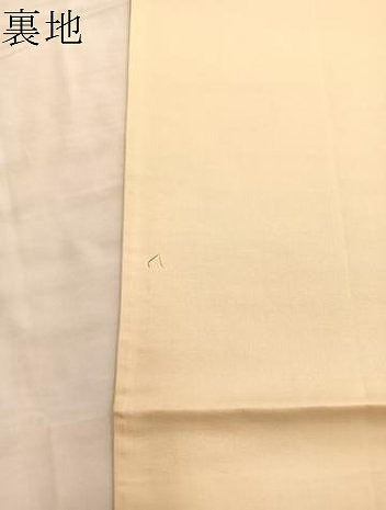 平和屋着物●六通柄袋帯 鳳凰横段秋草文 金糸 正絹 逸品 BAAL2863du