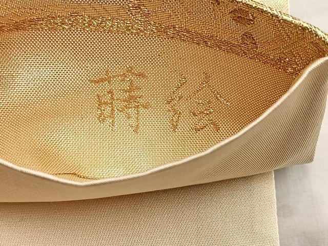 平和屋着物◎六通柄袋帯 九百佐賀錦 蒔絵 金糸 正絹 逸品 BAAL7880cm