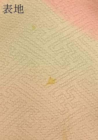 平和屋着物■長襦袢 無双仕立て 紗綾型地紋 暈し染め 正絹 逸品 BAAL8254xi