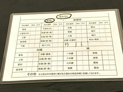 平和屋着物■上質な小紋　雲隠れ風景花文　正絹　逸品　未使用　BAAL8318pm