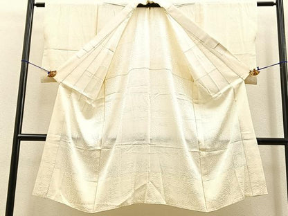 平和屋着物■長襦袢　無双仕立て　菊尽くし　正絹　逸品　BAAL8488xa