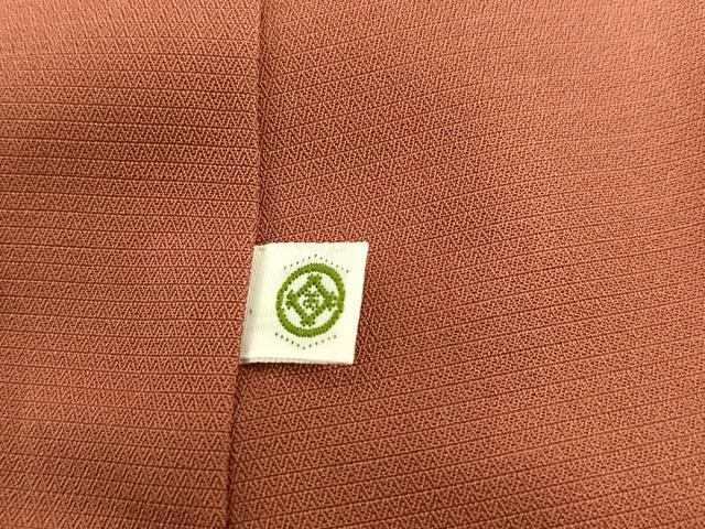 平和屋着物●本場大島紬 純泥染め 7マルキ 丸文 証紙付き 正絹 逸品 BAAL9458pk