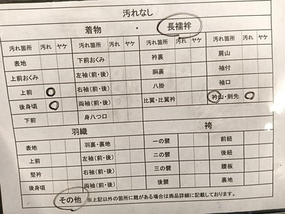 平和屋着物■長襦袢　無双仕立て　草葉立涌地紋　正絹　逸品　BAAM0942gt