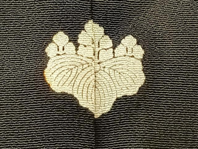 平和屋着物■豪華黒留袖　駒刺繍　樹林文　金彩　正絹　逸品　BAAM1396ui