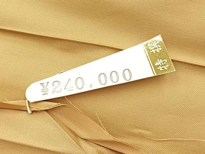 平和屋着物◎六通柄袋帯 唐織 短冊花文 金銀糸 正絹 逸品 BAAM2126if