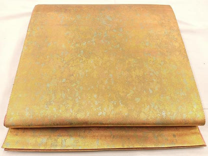 平和屋着物◎六通柄袋帯 霞文 金彩 引箔 正絹 逸品 BAAM2178if
