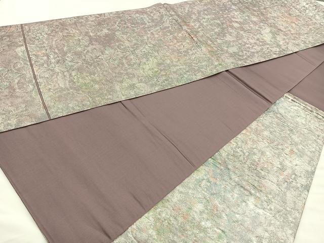 平和屋着物◎六通柄袋帯 正倉院葡萄蔦の葉文 ふくれ織 正絹 逸品 BAAM2555ea