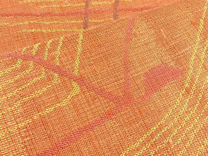 平和屋着物●六通柄袋帯 紬地 吉祥文 正絹 逸品 BAAM2735ea