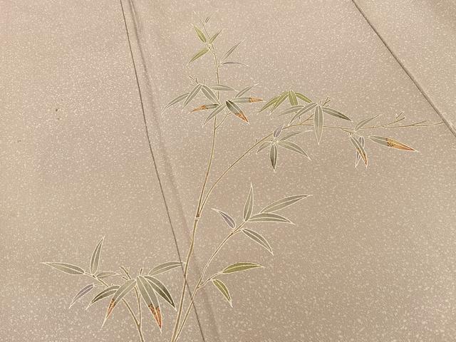 平和屋着物■訪問着　友禅　草花文　暈し染め　正絹　逸品　BAAM5014sa