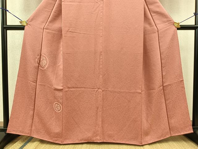 平和屋着物■豪華色留袖　桐の葉　正絹　逸品　BAAM5559yt