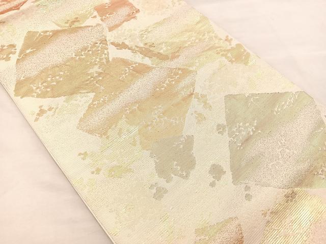 平和屋着物◎六通柄袋帯 彩華美匠錦 金糸 正絹 逸品 BAAM5631if