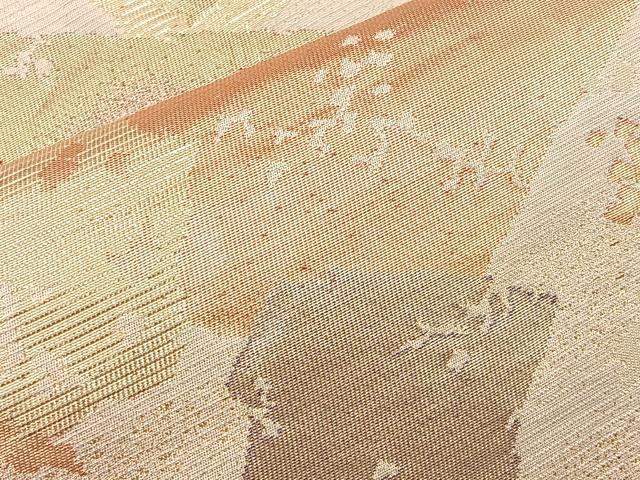平和屋着物◎六通柄袋帯 彩華美匠錦 金糸 正絹 逸品 BAAM5631if