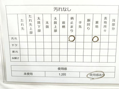 平和屋着物◎六通柄袋帯　道長草花文　金糸　正絹　逸品　BAAM6548cm