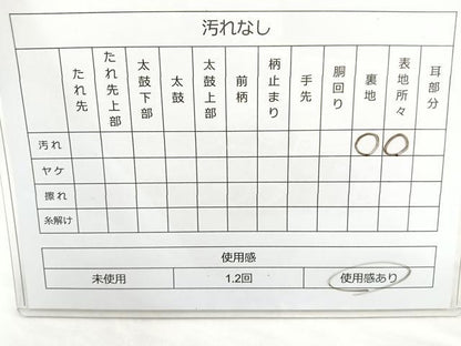 平和屋着物◎佐賀錦 六通柄袋帯 舞蝶文 金銀糸 正絹 逸品 BAAM6600cm