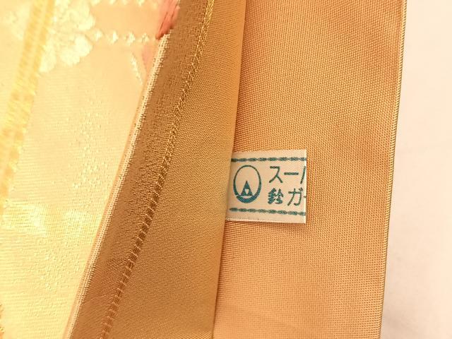 平和屋着物●六通柄袋帯 唐織 舞蝶枝垂れ桜 金糸 鈴乃屋扱い 正絹 逸品 BAAM8038du