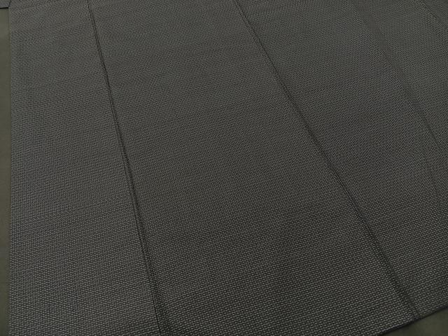 平和屋着物●男性　本場大島紬　アンサンブル　絣文様　反端付き　正絹　逸品　BAAM9339fw