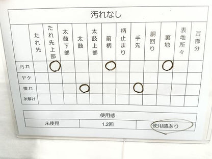 平和屋着物◎六通柄袋帯 唐織 籬花文 銀糸 正絹 逸品 BAAN1140cm
