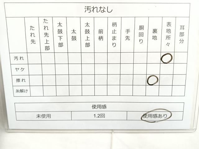 平和屋着物◎六通柄袋帯 市松風景文 正絹 逸品 BAAN1152cm