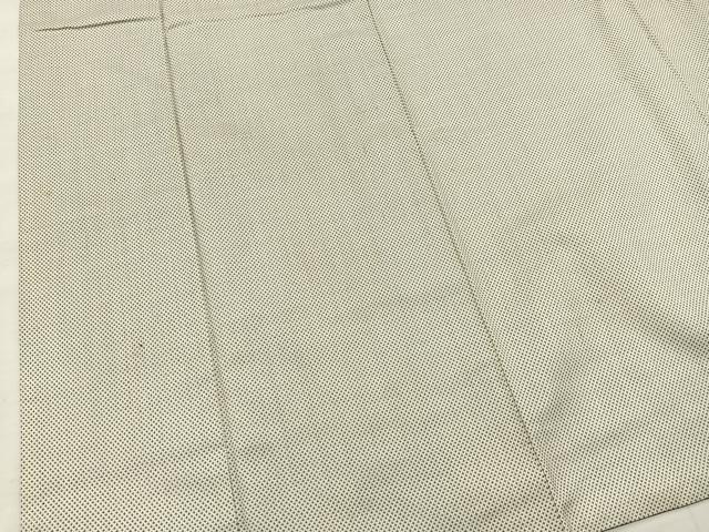 平和屋着物■上質なお召 十字絣文様 正絹 逸品 BAAN1227hz