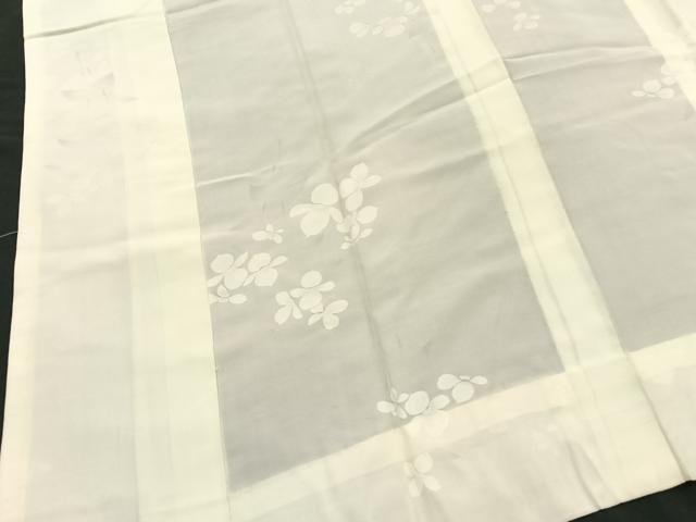 平和屋着物■上質な長襦袢　無双仕立て　舞花文　正絹　逸品　BAAN1351ow