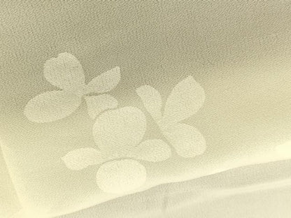 平和屋着物■上質な長襦袢　無双仕立て　舞花文　正絹　逸品　BAAN1351ow