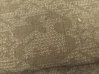 平和屋着物●結城紬 100亀甲 有栖川文様 正絹 逸品 BAAN2567me