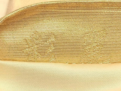 平和屋着物■六通柄袋帯　彩麗　引箔　正絹　逸品　BAAN4432du