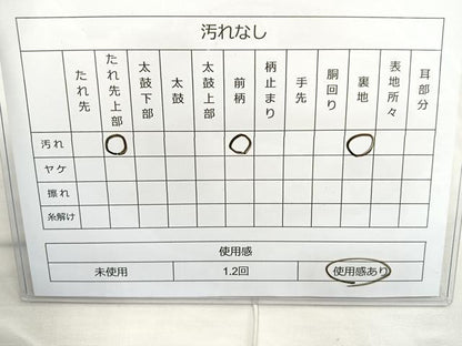 平和屋着物◎佐賀錦 六通柄袋帯 立波文 金銀糸 正絹 逸品 BAAN5165cm