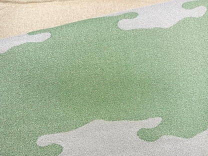 平和屋着物◎六通柄袋帯　横段文　ワンポイント　金銀糸　正絹　逸品　BAAN5208cm