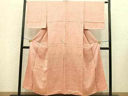 平和屋着物■上質なお召 霞文 正絹 逸品 BAAN5918ct