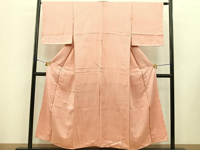 平和屋着物■上質なお召 霞文 正絹 逸品 BAAN5918ct
