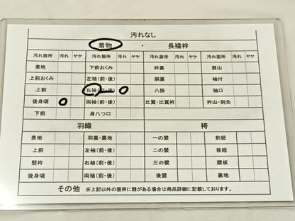 平和屋着物■上質なお召　紗綾形文様　正絹　逸品　BAAN7016hz