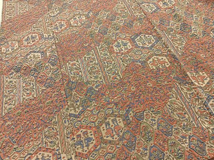平和屋着物■上質な小紋　吉祥花鳥文　正絹　逸品　BAAN7971sa