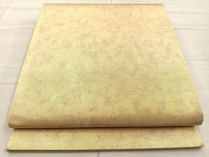 平和屋着物◎六通柄袋帯 霞文 引箔 正絹 逸品 BAAO3477if