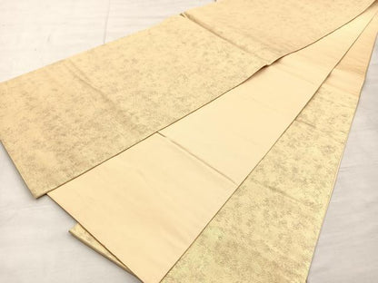 平和屋着物◎六通柄袋帯 霞文 引箔 正絹 逸品 BAAO3477if