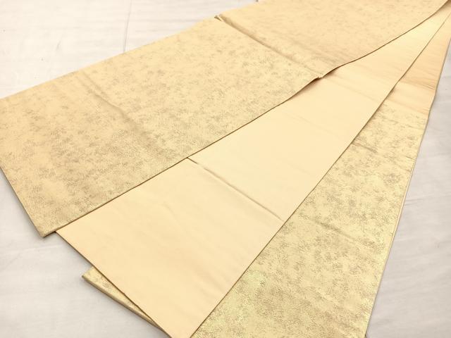 平和屋着物◎六通柄袋帯 霞文 引箔 正絹 逸品 BAAO3477if