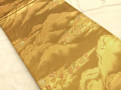 平和屋着物◎六通柄袋帯 天平の香 金銀糸 正絹 逸品 BAAO8517du