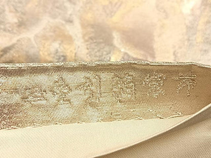 平和屋着物◎六通柄袋帯 京洛錦 二重引箔 金銀糸 正絹 逸品 BAAO8526du