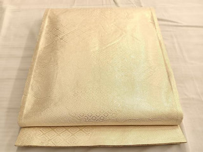 平和屋着物◎本佐賀錦 両面六通柄袋帯 鳳凰有職花文 金糸 正絹 逸品 BAAO8576du