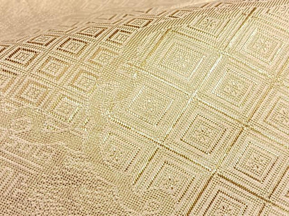 平和屋着物◎本佐賀錦 両面六通柄袋帯 鳳凰有職花文 金糸 正絹 逸品 BAAO8576du