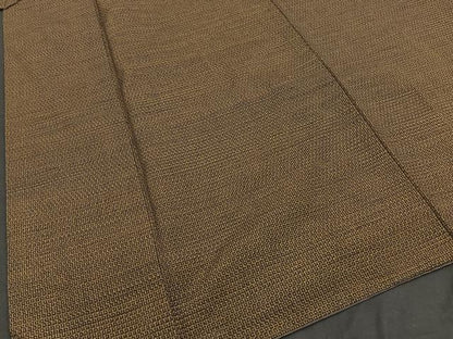 平和屋着物●男性 紬 アンサンブル 80亀甲 総詰め 正絹 逸品 AAAW2240od