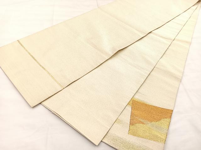 平和屋着物◎太鼓柄袋帯 綴れ 色紙重ね 金銀糸 正絹 逸品 BAAP2330if