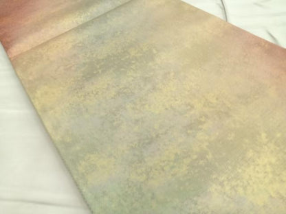 平和屋着物◎全通柄袋帯 華風作 霞文 金糸 正絹 逸品 BAAP4108ea